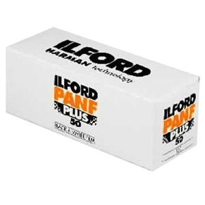Ilford Pan F Plus 50ISO Rullino per foto in Bianco e Nero 120 mm
