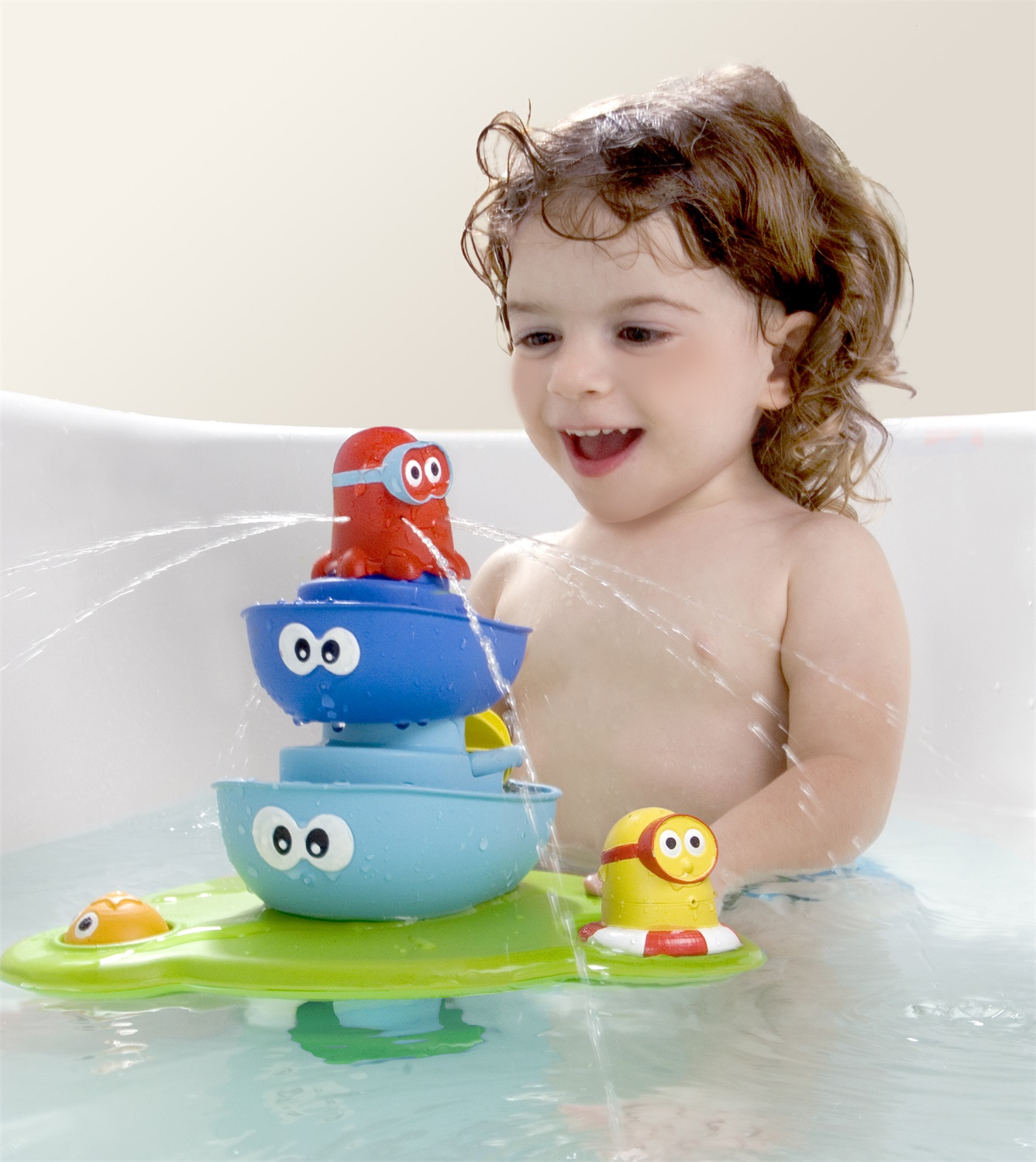 Yookidoo Fontana Magica 40115 - Giocattolo per il Bagno con Spruzzo d'Acqua e Premio Baby Product Award 2011