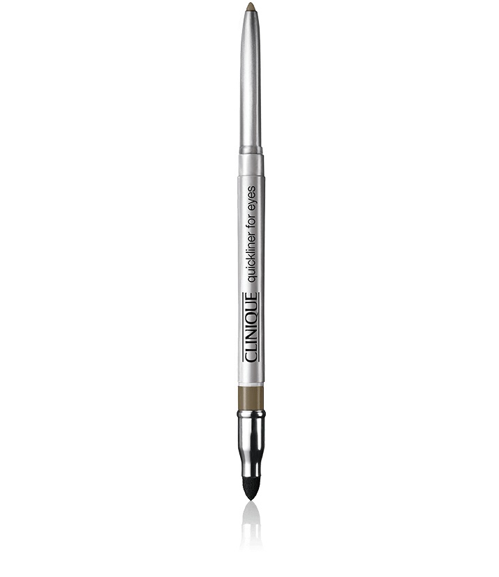 Clinique Quickliner For Eyes - Matita Occhi Automatica 12 Moss con Sfumino, Resistente all'Acqua e a Lunga Durata