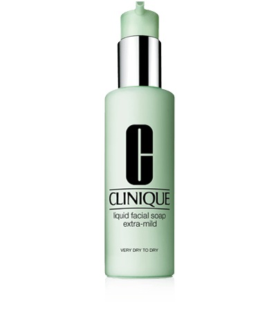 Clinique Liquid Facial Soap Extra Mild 200 ml - Sapone Viso per Pelle Molto Arida a Arida (Tipo I) con Erogatore