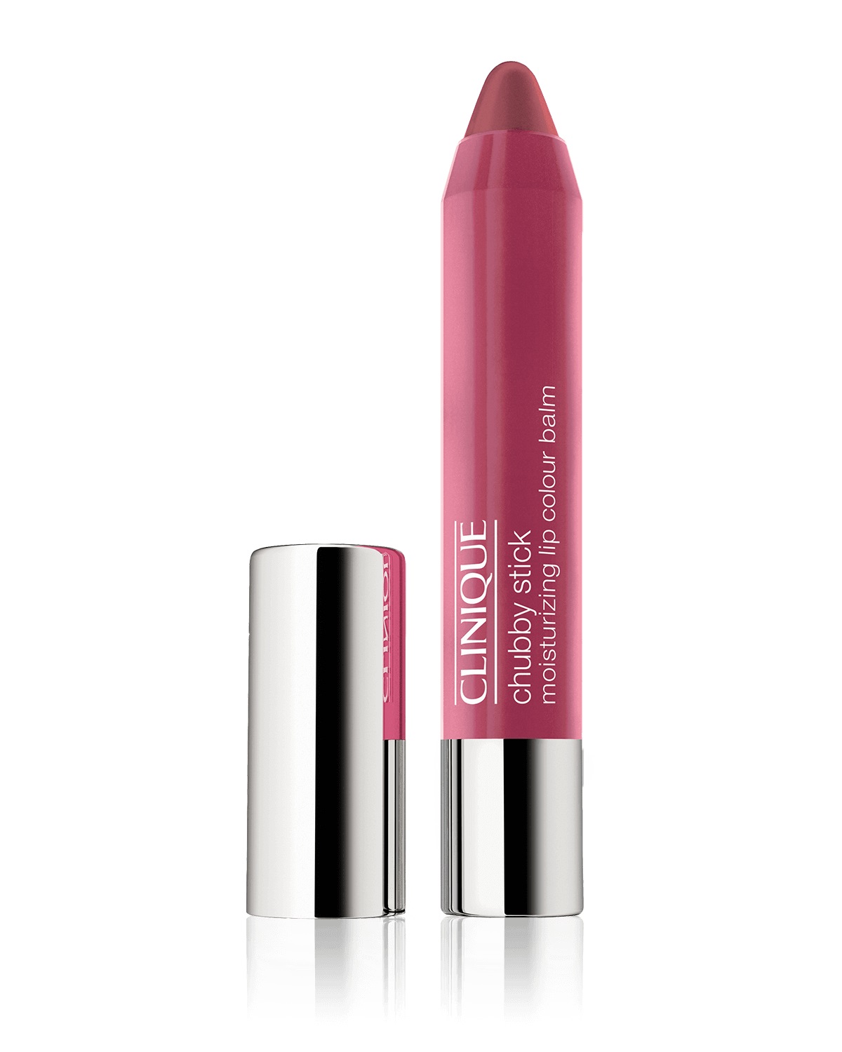 Clinique Chubby Stick Balsamo Labbra Idratante Colorato 07 Super Strawberry 3g - Nutriente con Burro di Karité e Mango