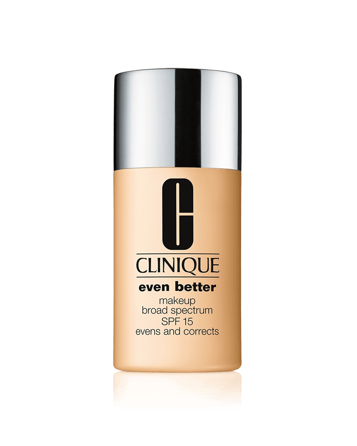 Clinique Even Better Makeup Fondotinta Liquido SPF 15, WN 56 Cashew, 30 ml - Uniformante e Correttivo con Vitamina C ed E