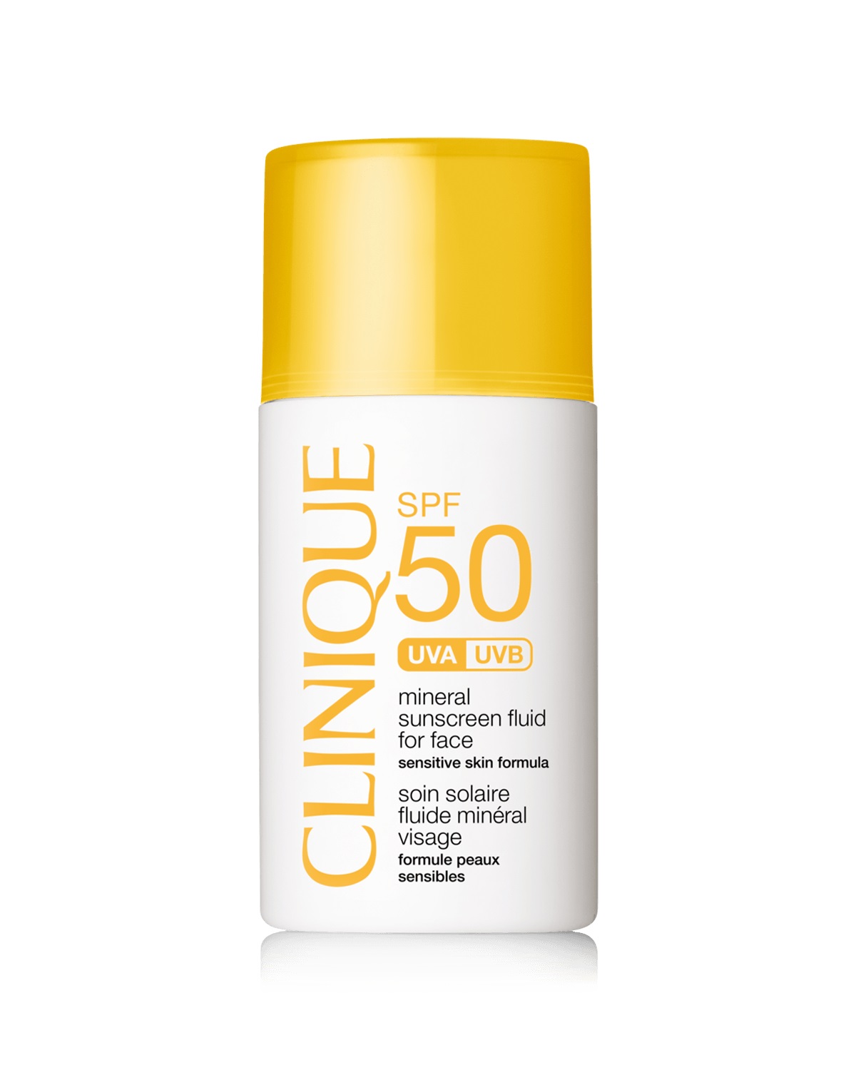 Clinique Mineral Sunscreen Fluid For Face SPF 50 - Crema Solare Viso Ultra-leggera 100% Minerale per Pelli Sensibili - 30 ml