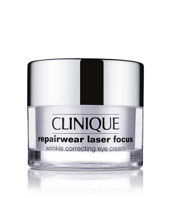 Clinique Repairwear Laser Focus Wrinkle Correcting Eye Cream 15 ml - Crema Antirughe per Contorno Occhi, Idratante e Levigante, Oftalmologicamente Testata