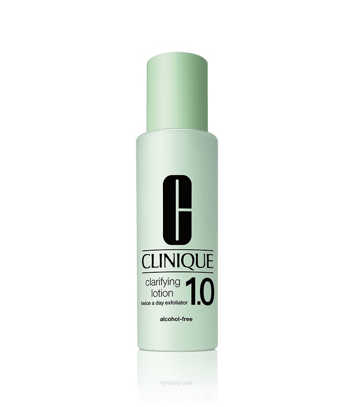 Clinique Clarifying Lotion 1.0 - Lozione Esfoliante Priva di Alcool per Pelle Sensibile e Delicata, 200ml