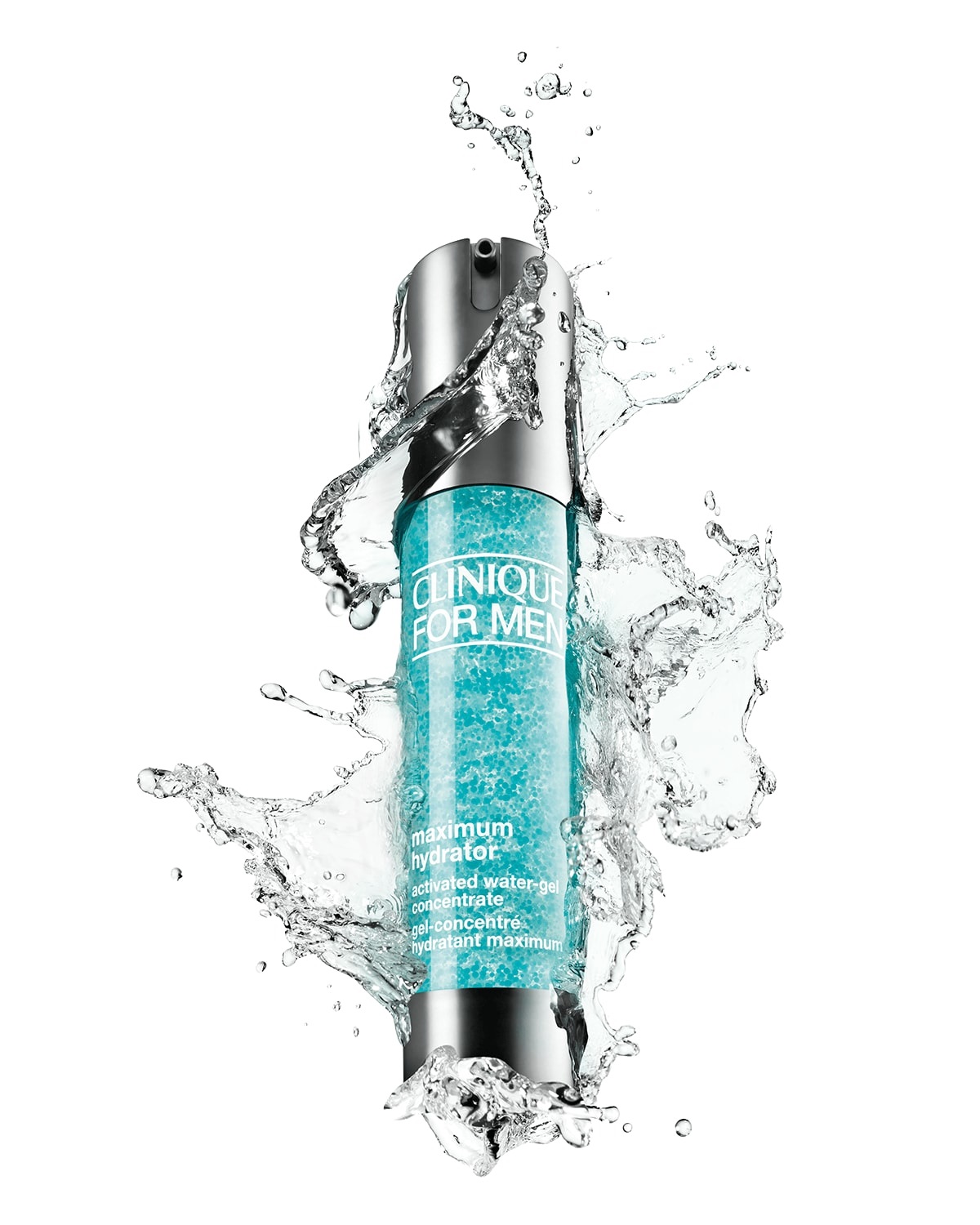 Clinique For Men Maximum Hydrator Activated Water-Gel Concentrate, 48 ml - Idratante Intensivo per Uomo