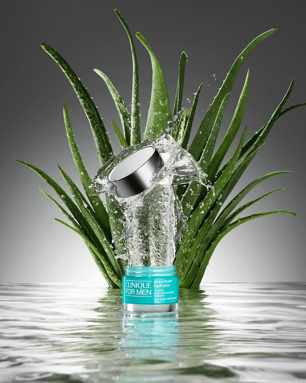 Clinique For Men Maximum Hydrator 72-Hour Auto-Replenishing Hydrator Gel-Crema Idratante 50ml con Aloe Vera