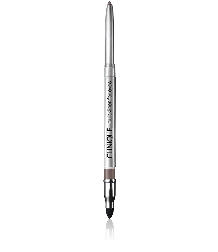 Clinique Quickliner For Eyes - Matita Occhi Automatica 02 Smoky Brown, 2,8 g, Morbida e a Lunga Tenuta con Sfumino