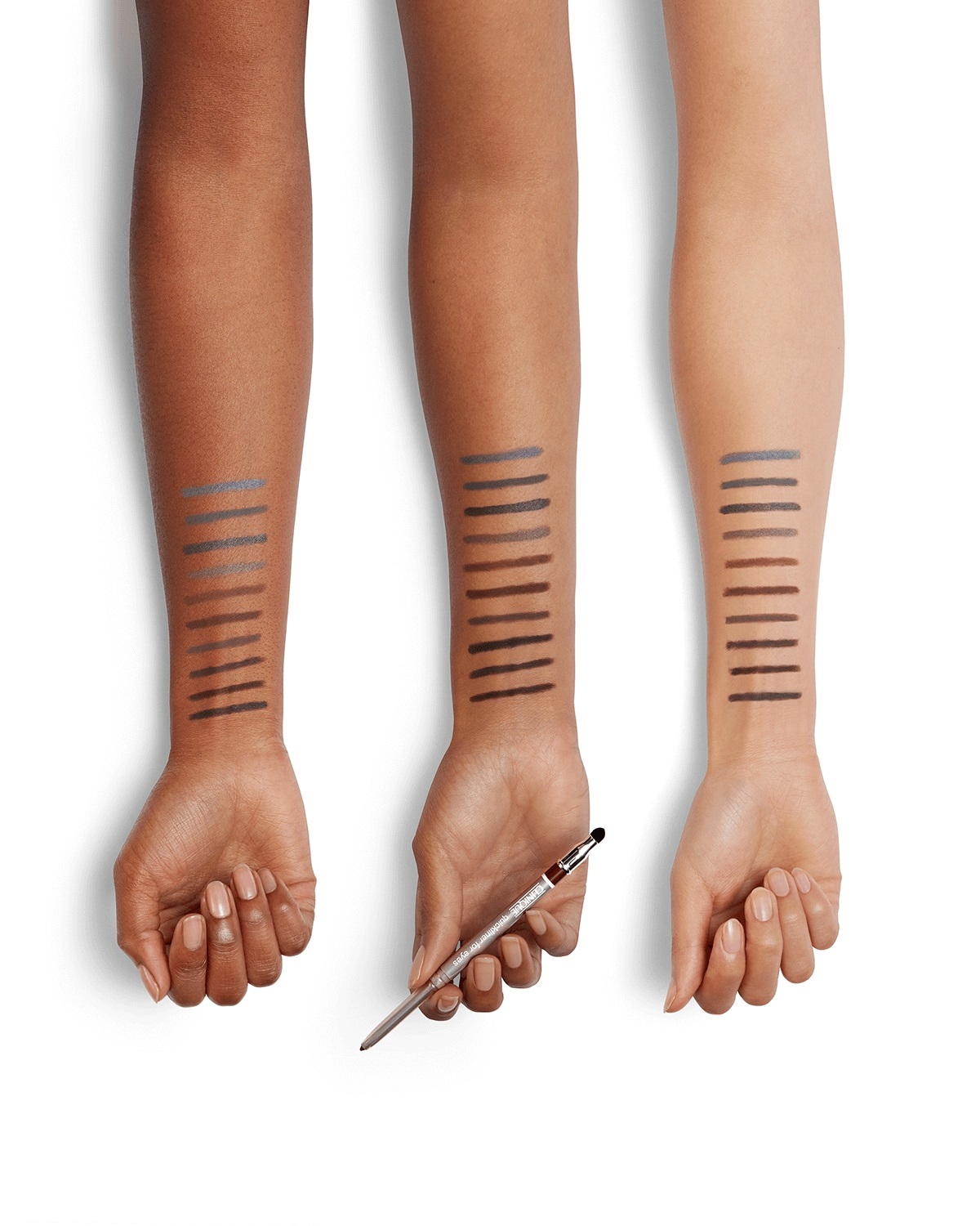 Clinique Quickliner For Eyes - Matita Occhi Automatica 03 Roast Coffee, 0.28 g con Sfumino