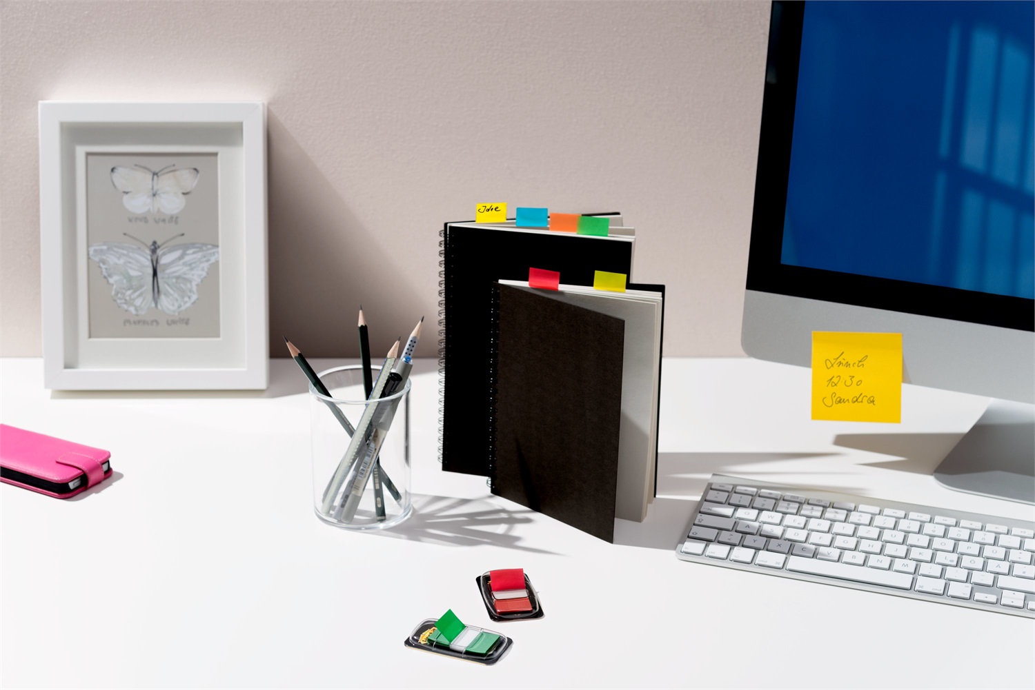 Post-it Index 680-4 Segnapagina Medium Arancio - 50 Fogli Autoadesivi, Removibili e Scrivibili - 25,4 x 43,2 mm