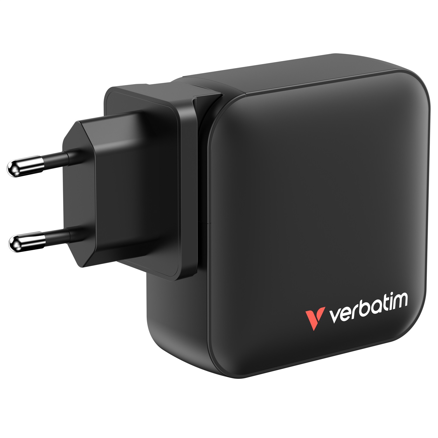 Verbatim Mini GaN Charger 165W Universale Nero AC Ricarica rapida Interno 4 Porte