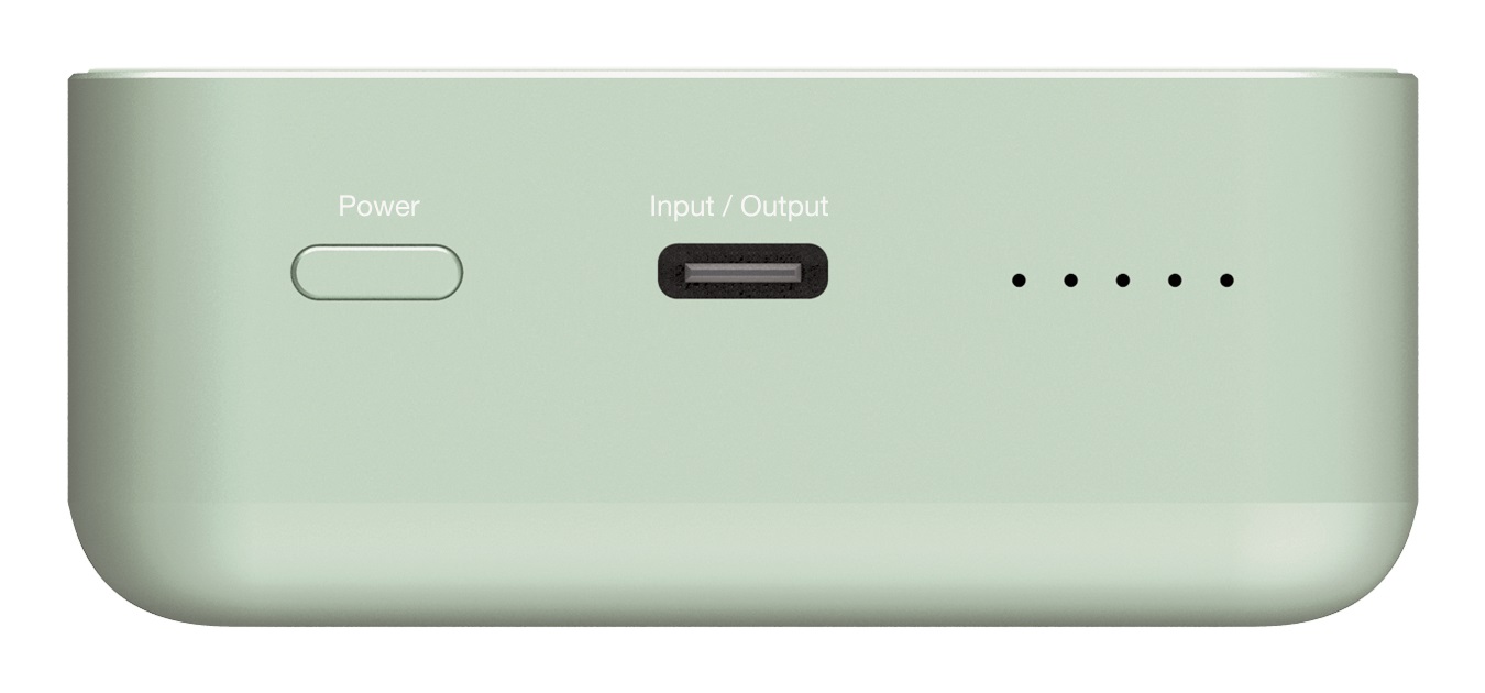 Verbatim Charge 'n' Go Essentials - Power Bank MagSafe 20.000 mAh, Ricarica Rapida 15 W, Compatibile con iPhone 12/13/14/15/16 Pro, Cavo USB-C incluso, Verde
