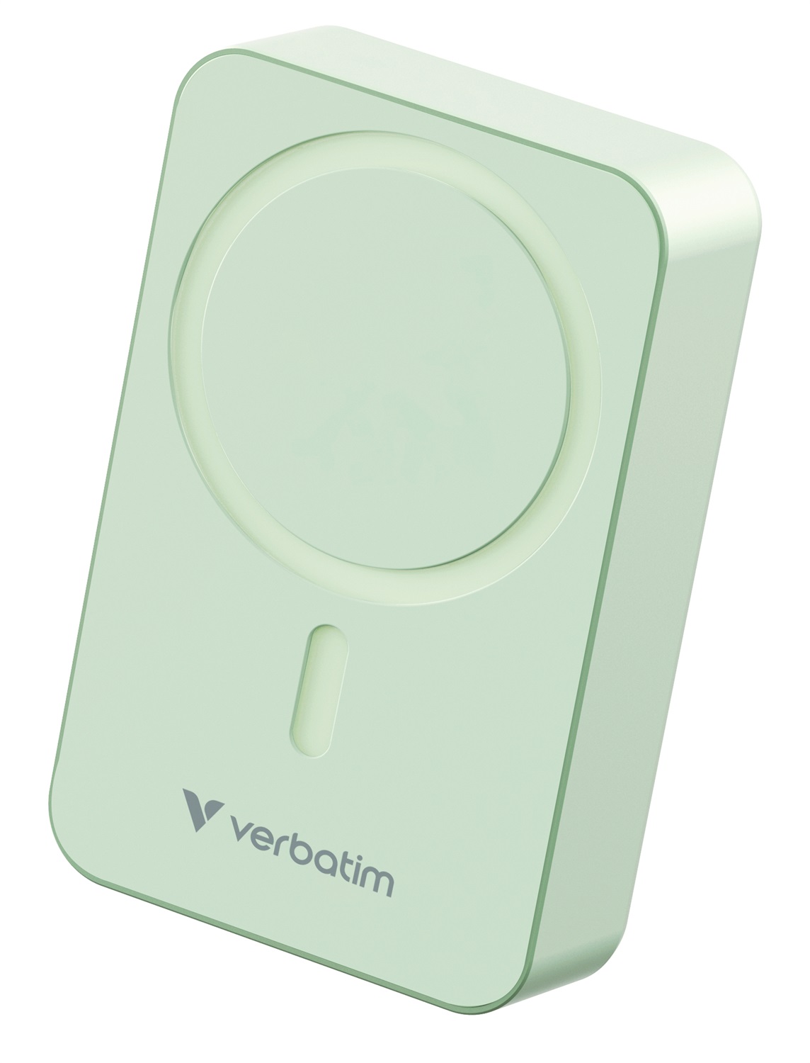 Verbatim Charge 'n' Go Essentials - Power Bank MagSafe 20.000 mAh, Ricarica Rapida 15 W, Compatibile con iPhone 12/13/14/15/16 Pro, Cavo USB-C incluso, Verde