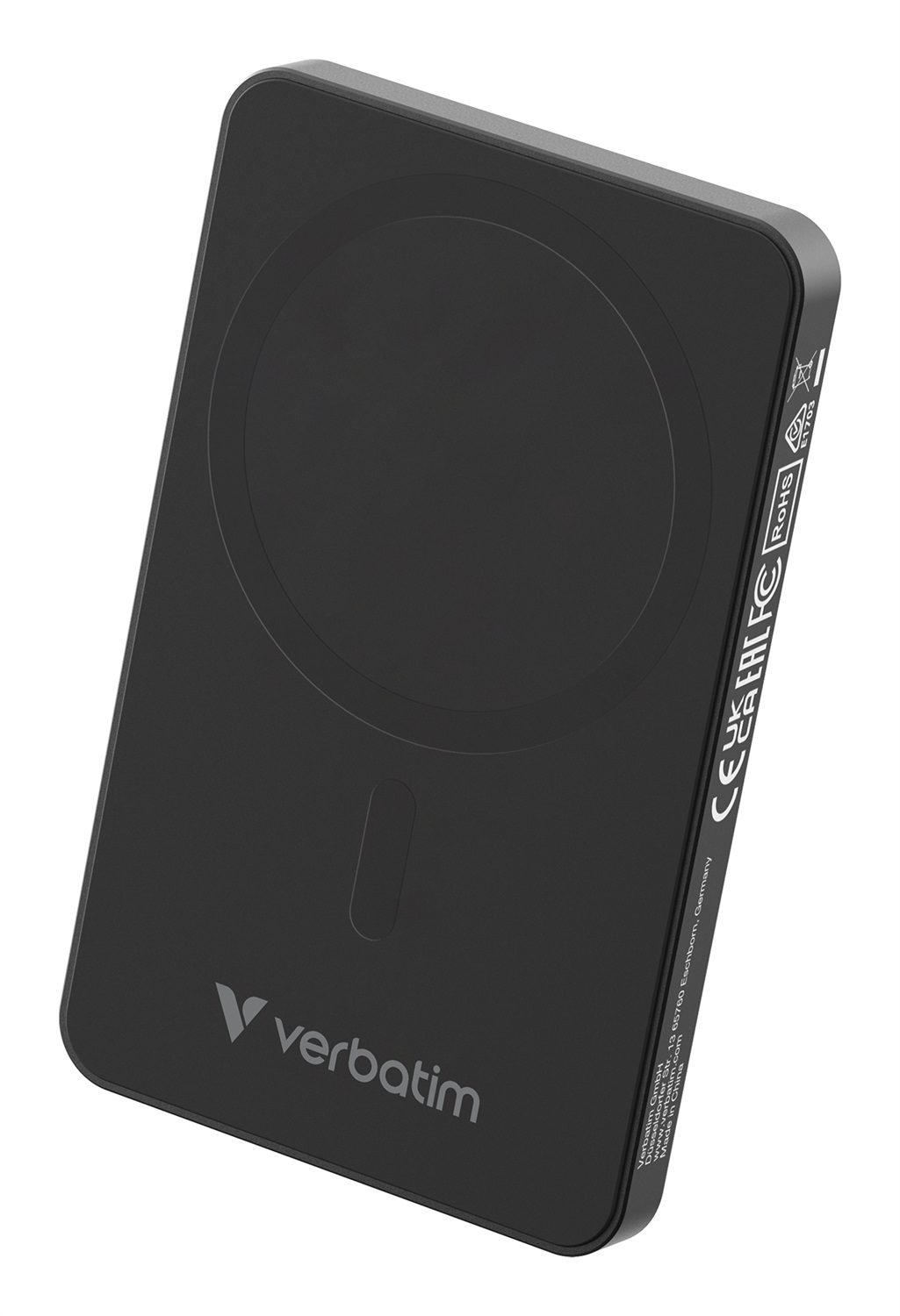 Verbatim Charge 'n' Go Essentials Powerbank 5000 mAh Carica wireless Quick Charge 3.0 Nero