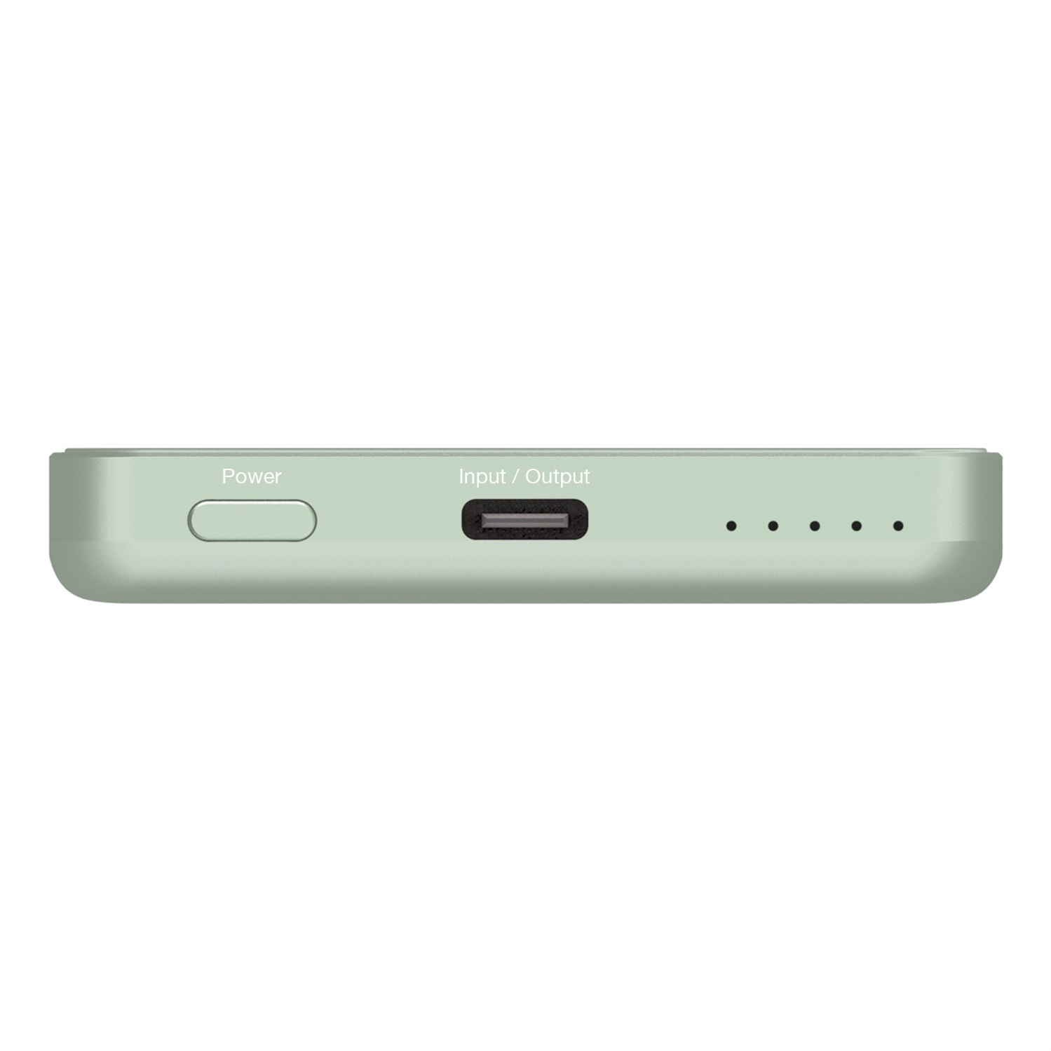 Verbatim Charge 'n' Go Essentials - Power Bank MagSafe 5000 mAh, Ricarica Magnetica 15 W, PD 20 W, con Indicatore LED, Compatibile con iPhone 16/15/14/13/12 Pro/Pro Max, Cavo USB-C incluso, Colore Verde