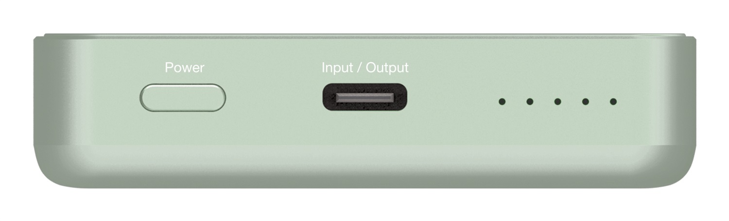 Verbatim Charge 'n' Go Essentials MagSafe 10000 mAh Caricabatterie Wireless Verde con Ricarica Rapida 15 W e Cavo USB-C