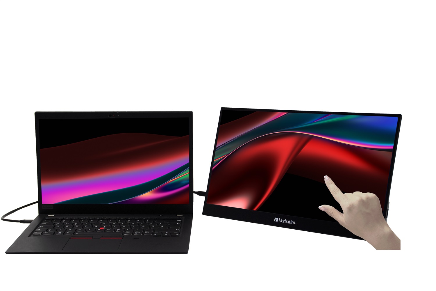 Verbatim Monitor PC Portatile Touchscreen 15.6