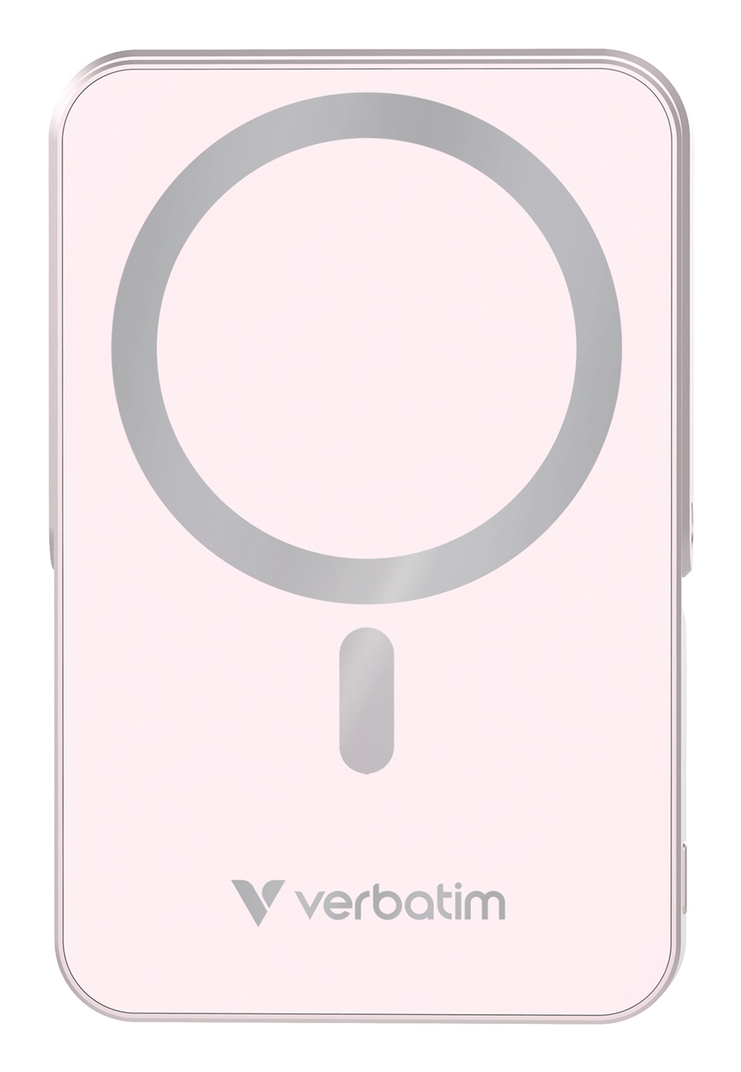 Verbatim Charge 'n' Go MagSafe Power Bank Rosa 10000 mAh con Ricarica Wireless 15W e Supporto Pieghevole