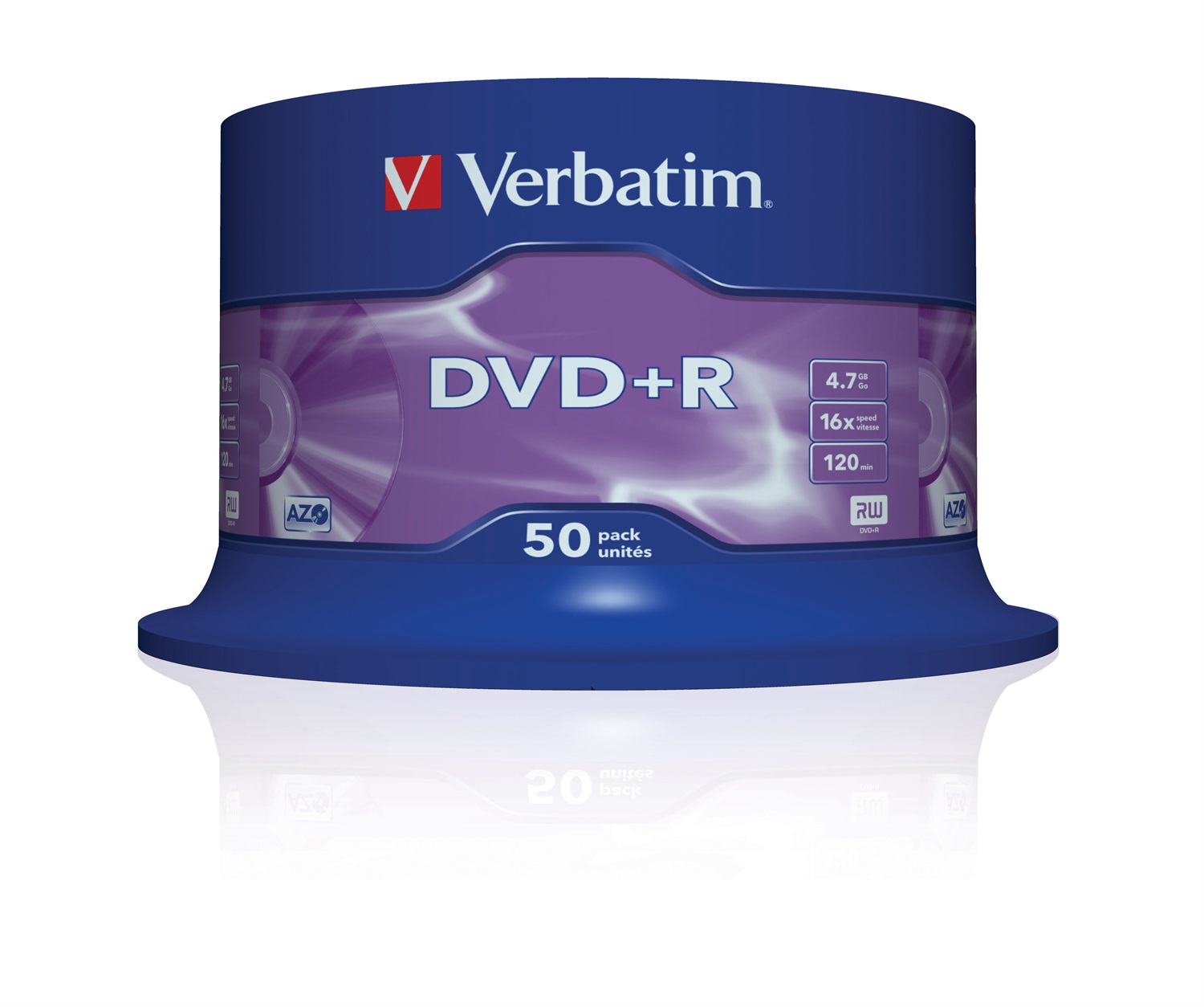Verbatim DVD R 4.7GB 16x - Confezione Cake Box da 50 pezzi