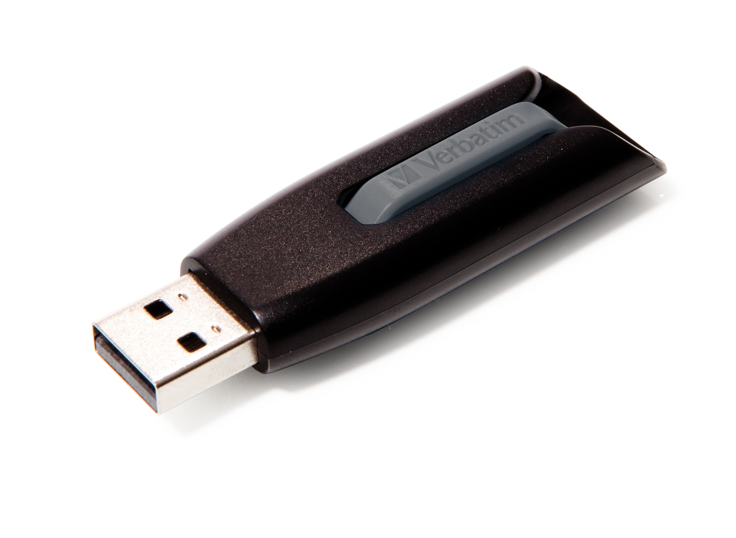 Verbatim V3 - Memoria USB 3.0 32 GB - Interfaccia USB tipo A - Velocità di lettura 80 MB/s - Fattore di forma Lamina di scorrimento - Colore Nero