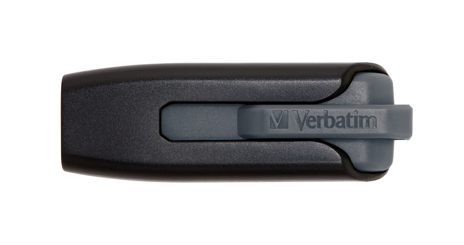 Verbatim V3 - Memoria USB 3.0 32 GB - Interfaccia USB tipo A - Velocità di lettura 80 MB/s - Fattore di forma Lamina di scorrimento - Colore Nero