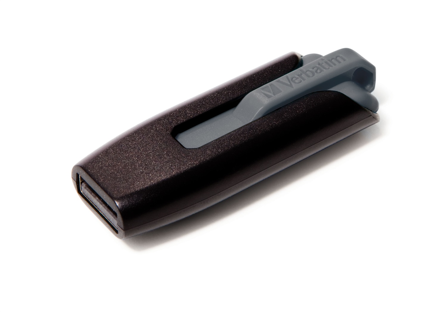 Verbatim V3 - Memoria USB 3.0 32 GB - Interfaccia USB tipo A - Velocità di lettura 80 MB/s - Fattore di forma Lamina di scorrimento - Colore Nero