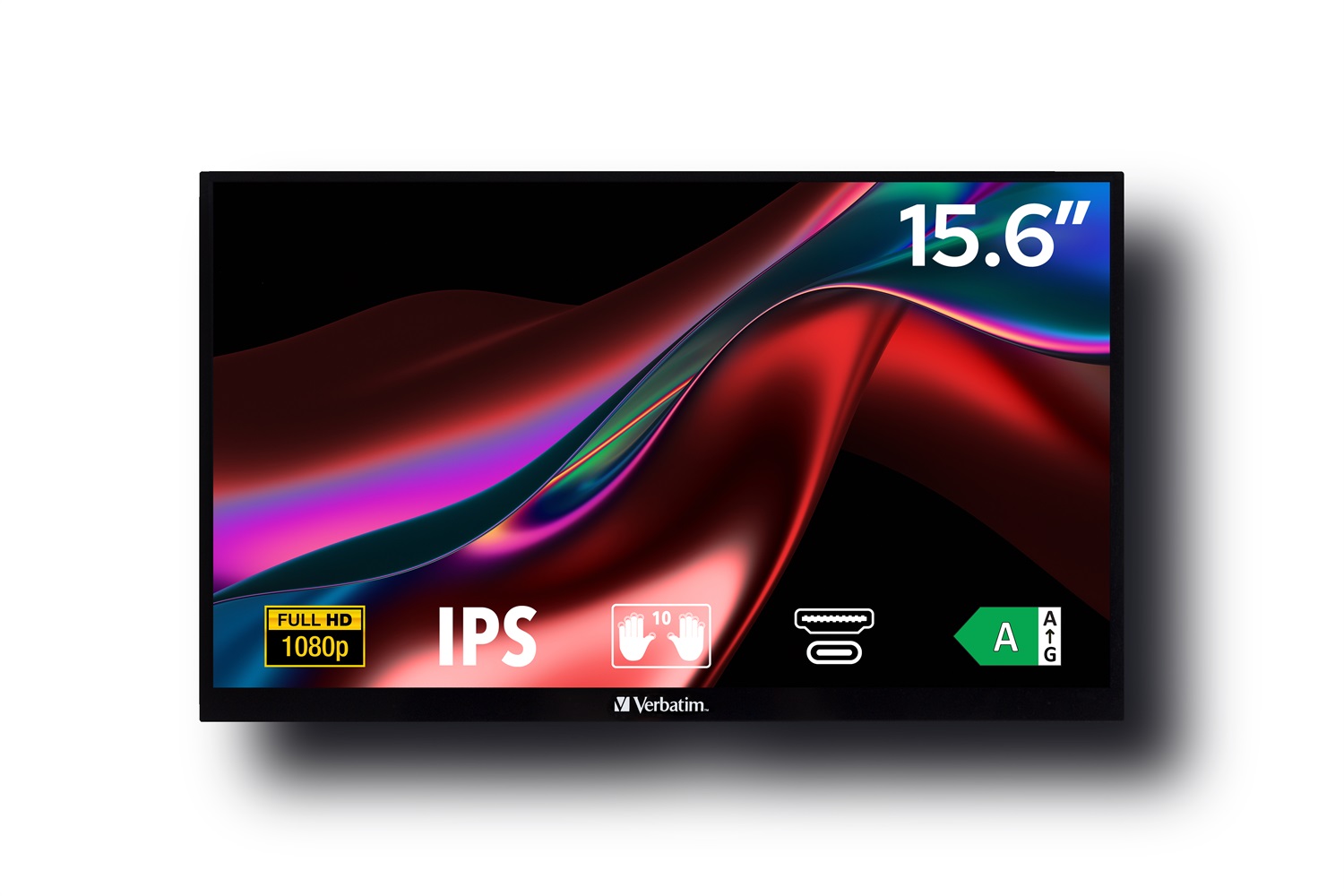 Verbatim PMT-15 Monitor Portatile Touchscreen 15.6