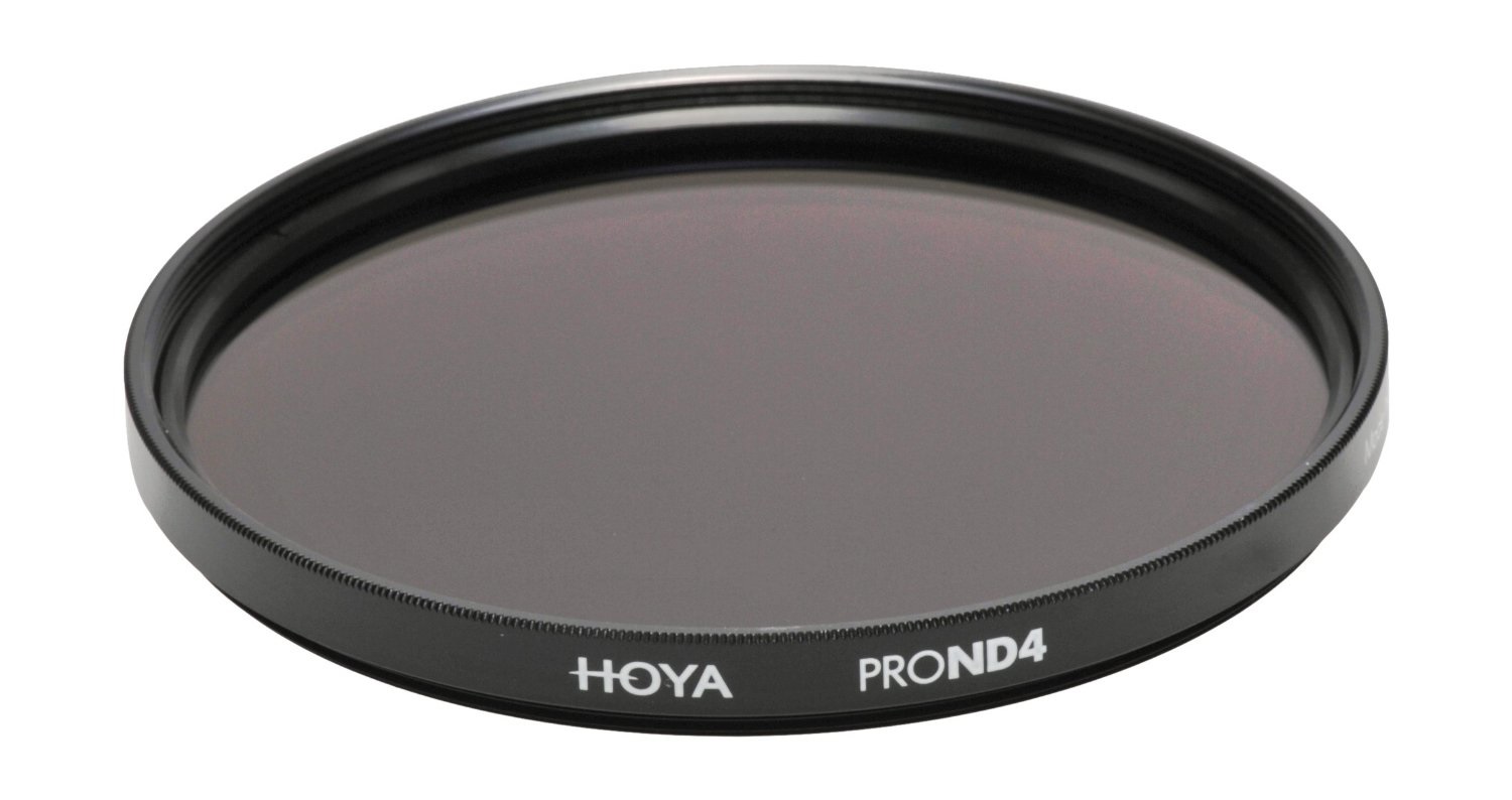 Hoya PRO ND4 Filtro a Densità Neutra 82 mm - Riduzione Luce di 2 Stop, Tecnologia ACCU-ND