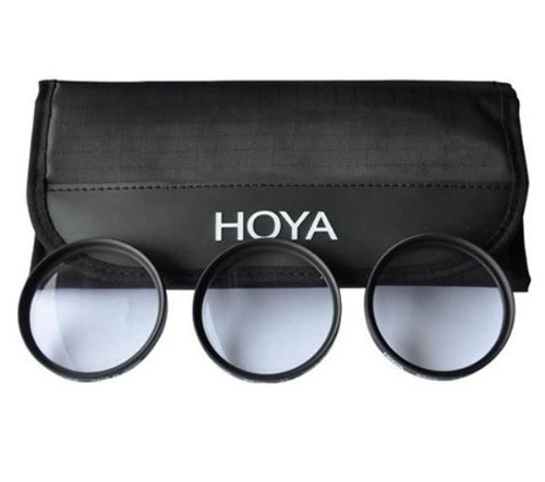 Hoya Digital Filter Kit II 62 mm - Set di 3 filtri (UV, Polarizzatore, ND8) con astuccio