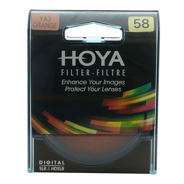 Hoya YA3 Pro Orange Filtro Arancione 55 mm per Fotocamera - Aumenta il Contrasto in Bianco e Nero e Colori