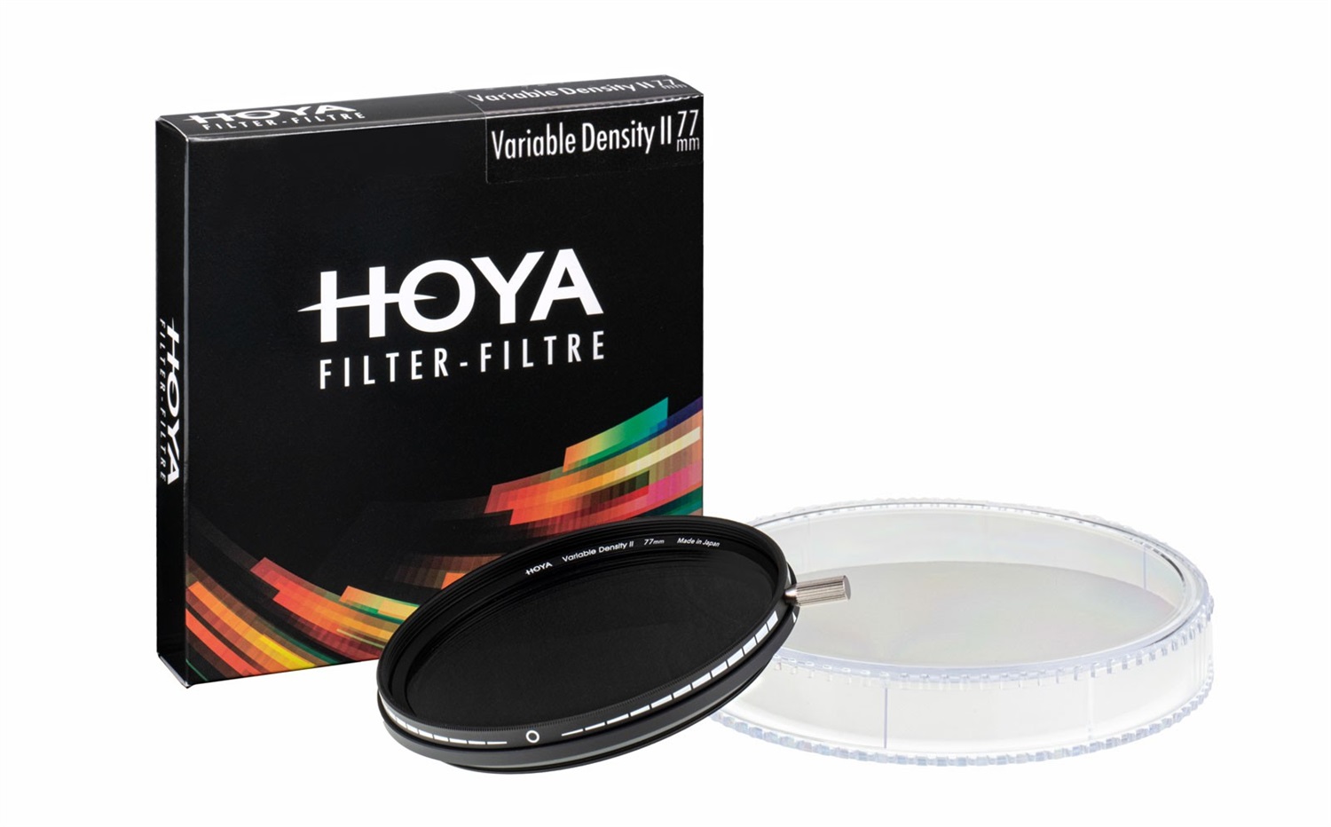 Hoya Filtro a Densità Variabile II 62 mm - Riduzione Esposizione da 1,5 a 9 Stop, Regolabile, Ideale per Video e Fotografia Creativa