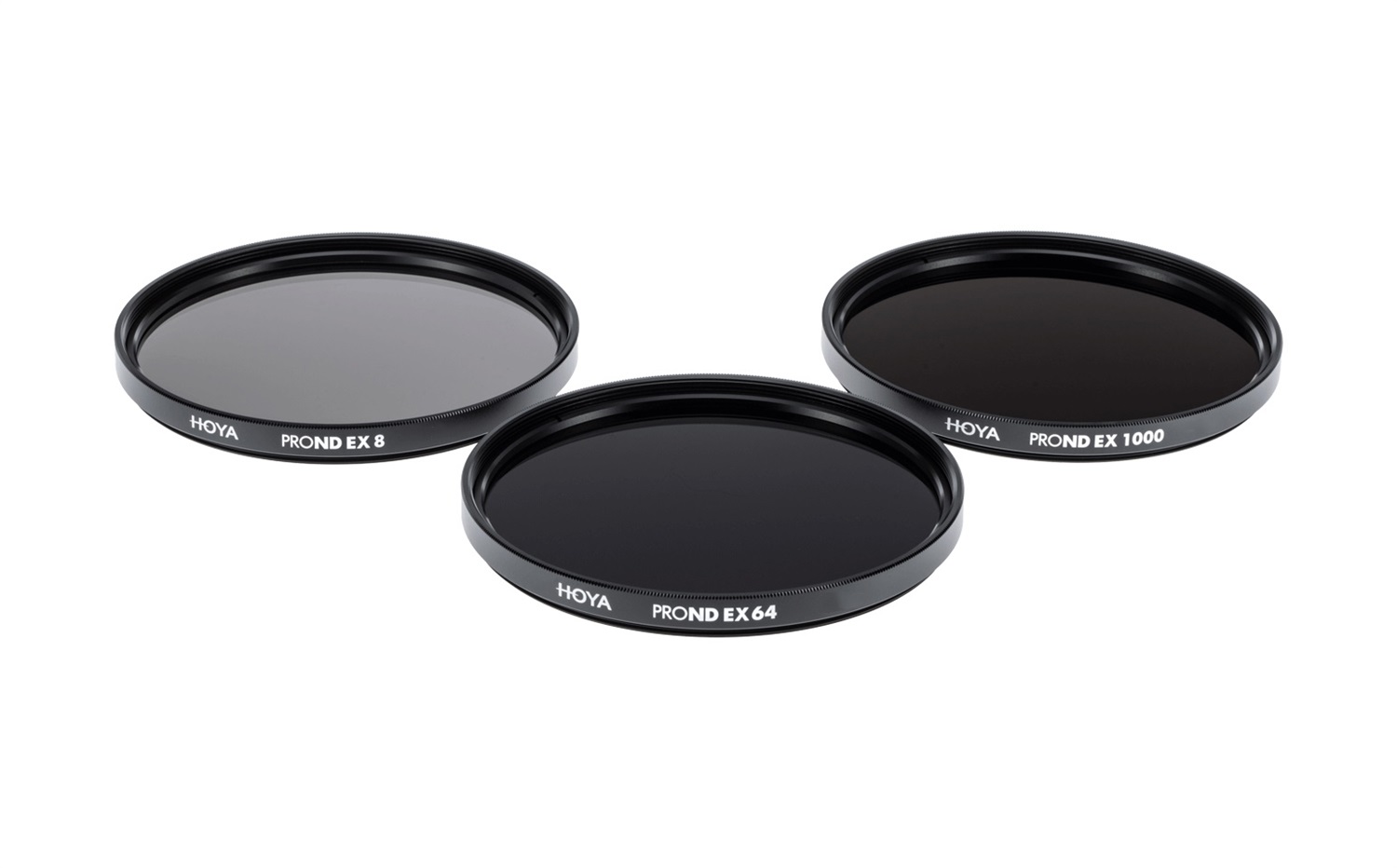 Hoya Pro ND EX Filter Kit - Set di filtri ND 67mm (ND8, ND64, ND1000) per Fotografia e Videografia