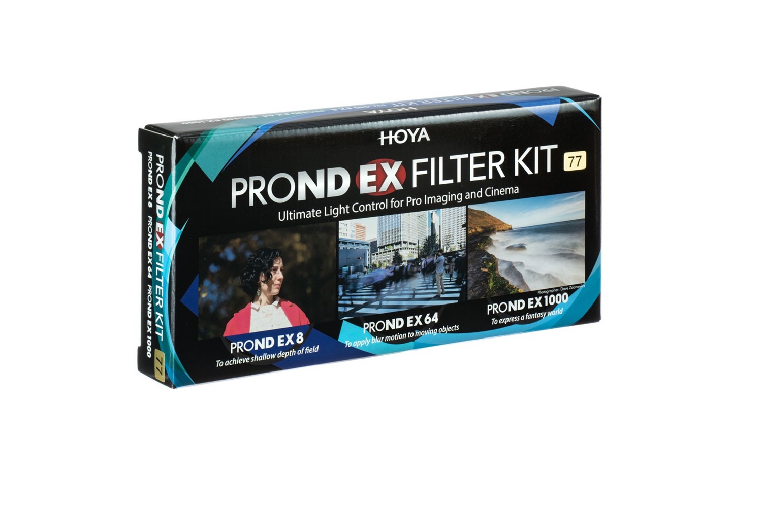 Hoya Pro ND EX Filter Kit - Set di filtri a densità neutra 77mm (Pro ND8, Pro ND64, Pro ND1000)