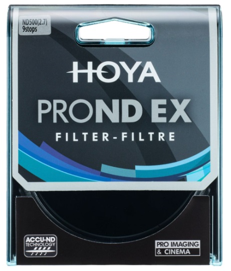 HOYA Filtro a Densità Neutra PROND EX 500 ND2,7 72mm - Vetro Ottico Minerale con Trattamento Antiriflesso