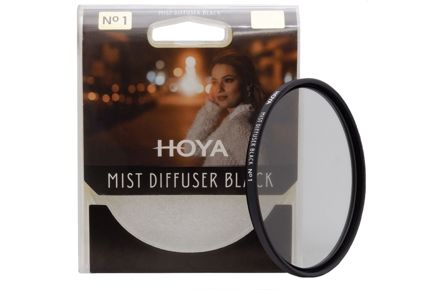 Hoya Mist Diffuser Black No 1 Filtro di diffusione 82mm per foto e video con effetto cinematografico