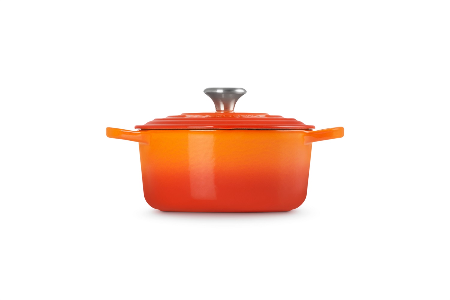 Le Creuset Cocotte Rotonda Evolution in Ghisa Vetrificata 1,8 L Arancione con Coperchio - Diametro 18 cm