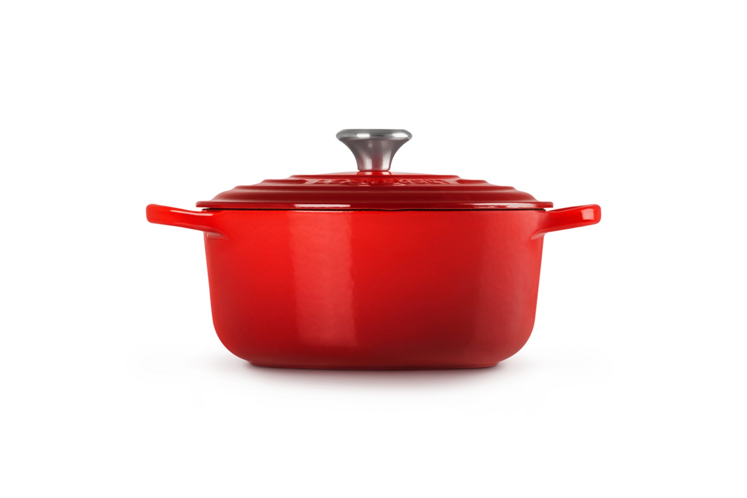 Le Creuset Cocotte Rotonda Evolution 22 cm in Ghisa Vetrificata Ciliegia - Capacità 3,3 L