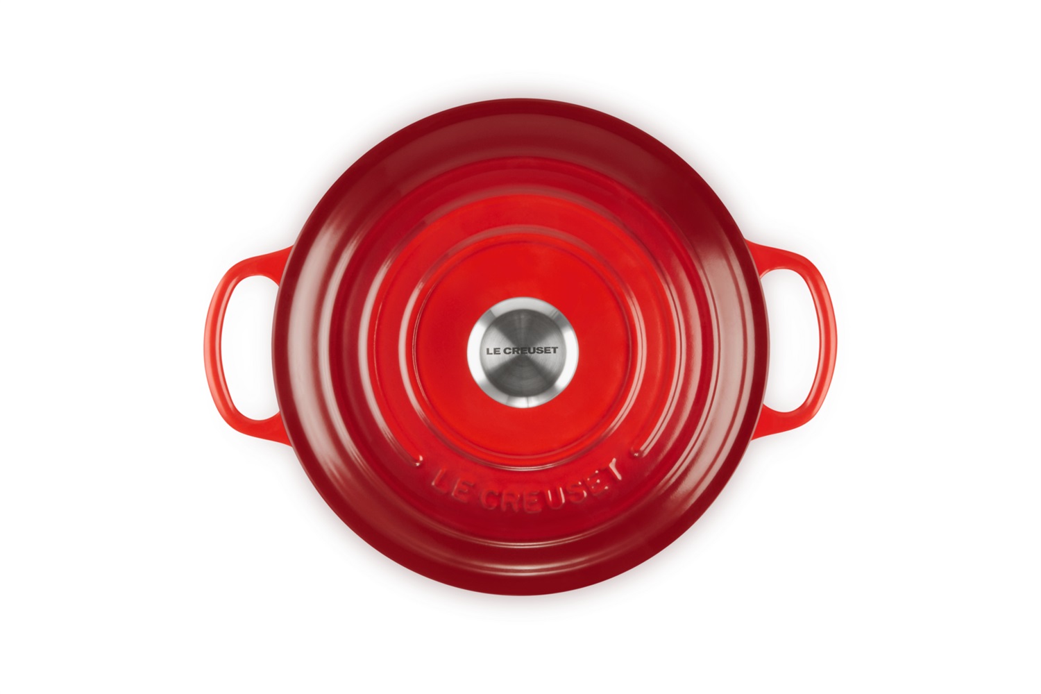 Le Creuset Cocotte Rotonda Evolution 22 cm in Ghisa Vetrificata Ciliegia - Capacità 3,3 L