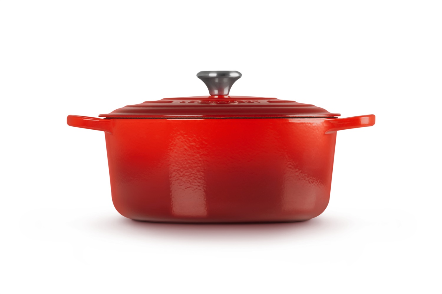 Le Creuset Cocotte Rotonda Evolution 28 cm Ciliegia in Ghisa Vetrificata - Capacità 6,7 L