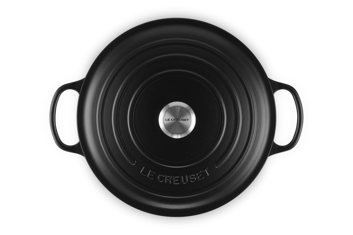 Le Creuset Cocotte Rotonda Evolution in Ghisa Vetrificata 30 cm Nero - Capacità 8,1 L