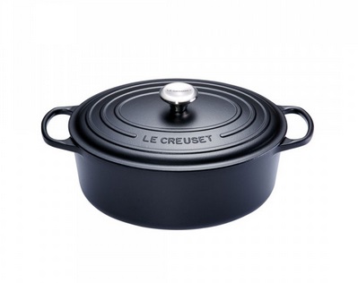 Le Creuset Casseruola Ovale in Ghisa Evolution 27 cm Nero - Capacità 4,1 L