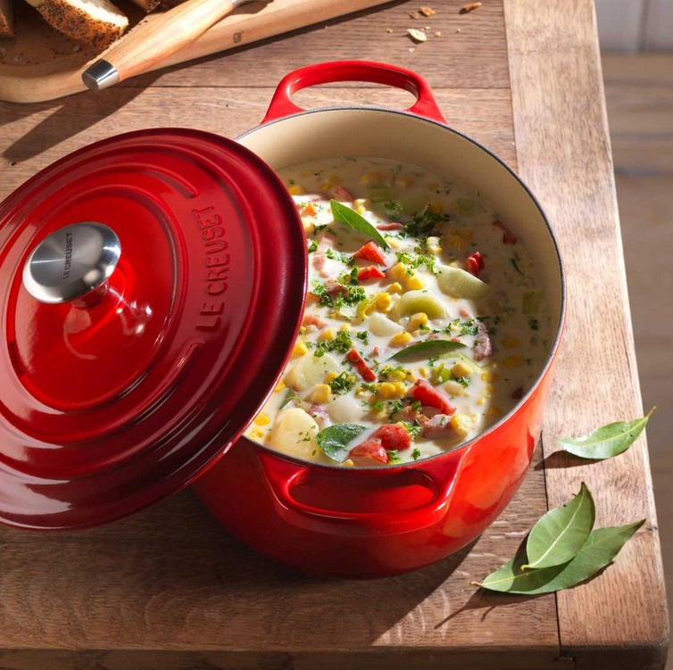 Le Creuset Casseruola Evolution in Ghisa Ovale 27 cm 4,1 L Arancione - Adatta per Arrosti e Induzione