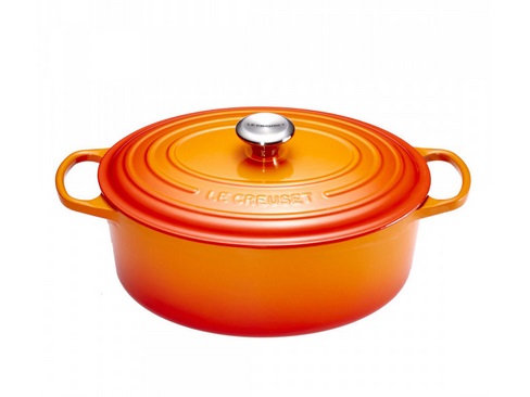 Le Creuset Cocotte Ovale Evolution in Ghisa Vetrificata 4,7 L 29 cm Arancione