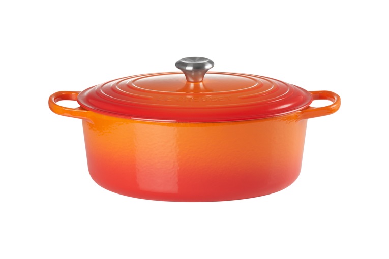 Le Creuset Cocotte Ovale Evolution 31 cm in Ghisa Vetrificata Arancione