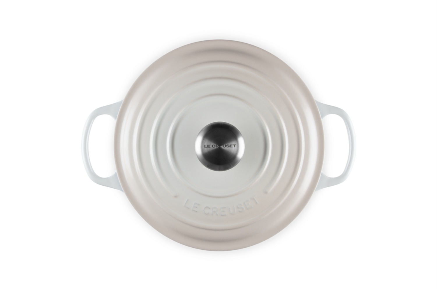 Le Creuset Cocotte Rotonda Evolution in Ghisa Vetrificata 24 cm Meringa - Capacità 4,2 L