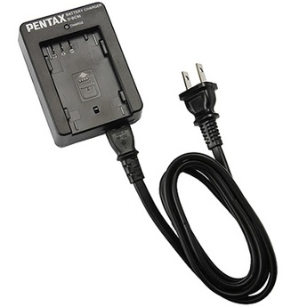 Pentax D-BC90E Caricabatterie per Batteria D-LI90 - Compatibile con PENTAX K-1, K-3, K-5, K-7 e 645D, Nero