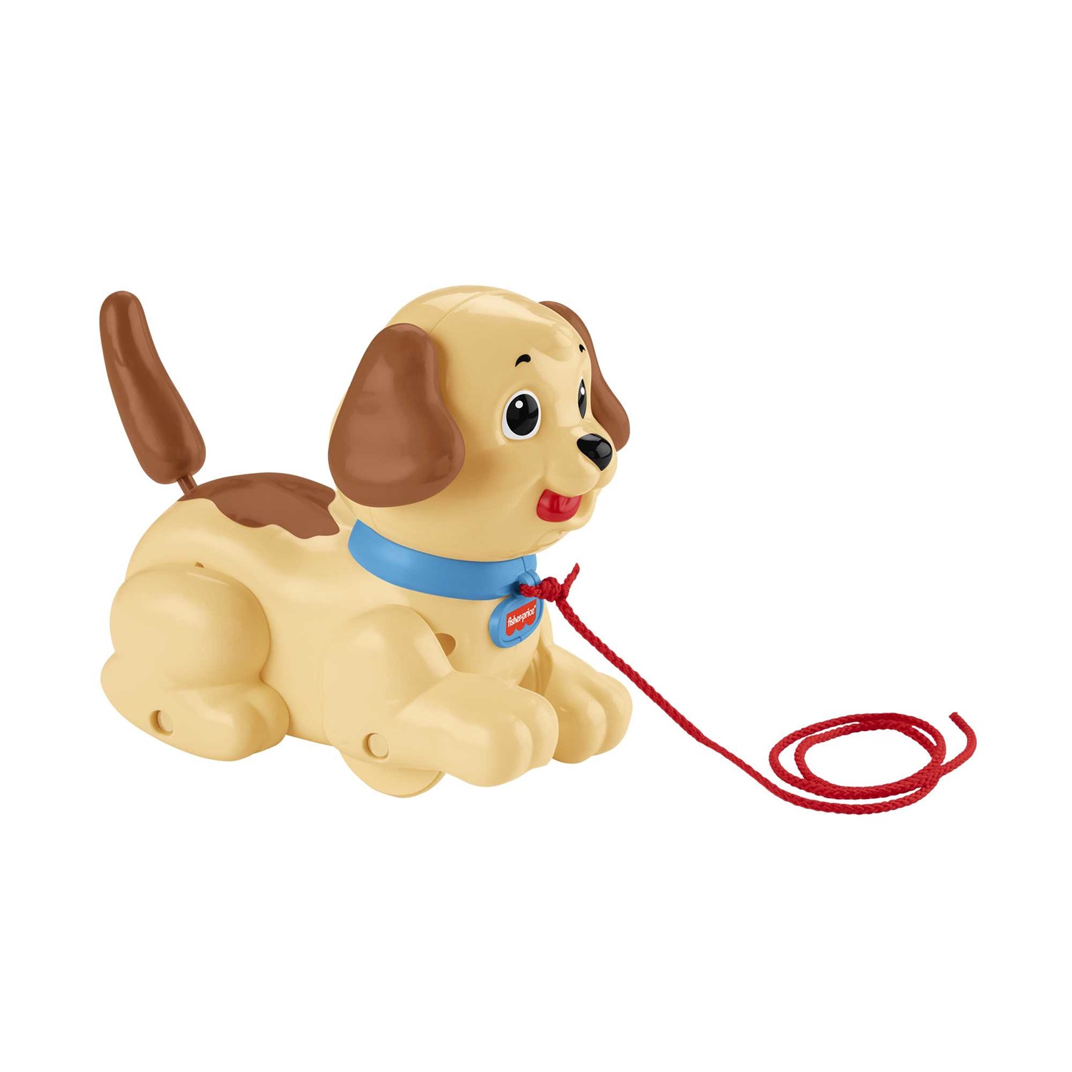 Fisher-Price H9447 Piccolo Snoopy - Cagnolino da Trainare per Bambini 12m con Funzioni Interattive