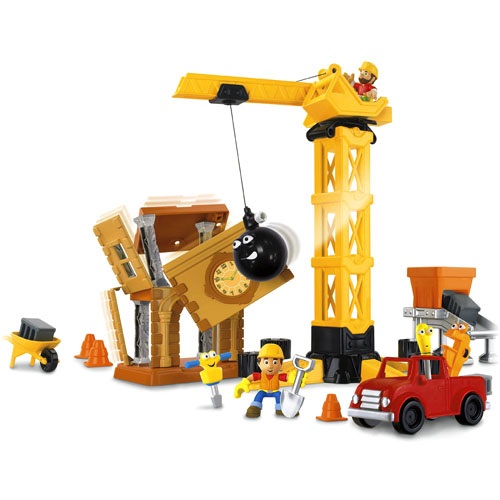 Fisher-Price Il Cantiere di Manny P9831 - Gioco educativo con personaggi e attrezzi per stimolare la creatività