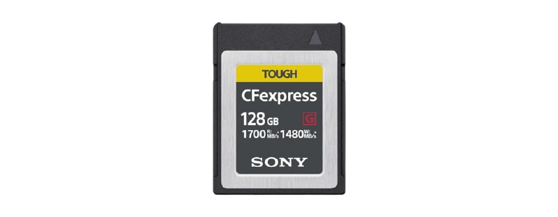 Sony CFexpress Type B 128GB TOUGH - Velocità di Lettura 1700MB/s, Scrittura 1480MB/s