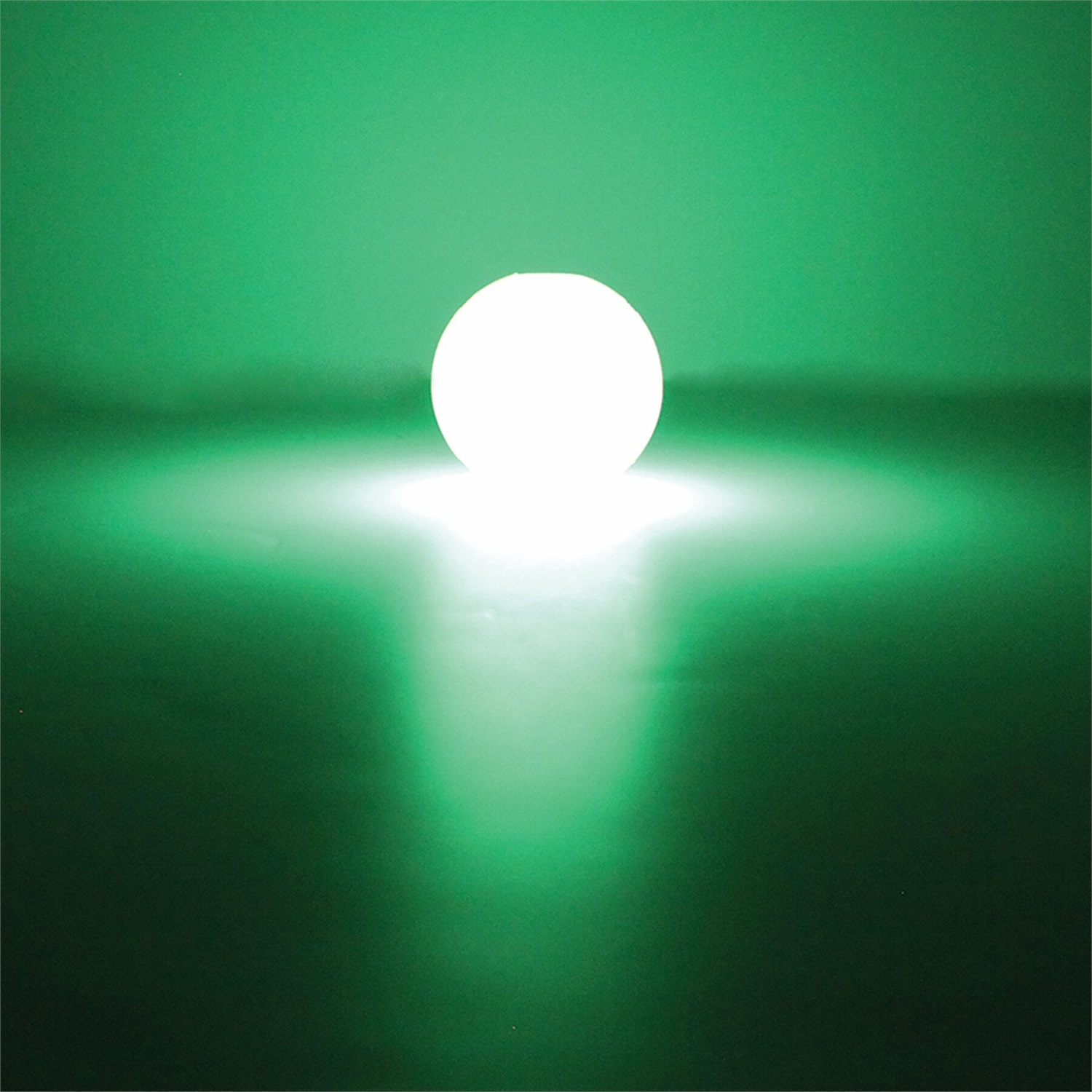 Chuckit! Max Glow Ball - Palla di gomma fosforescente per cani, Ø 7,6 cm, si illumina al buio